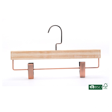 Wholesale Pant Usage Superb Retro Cupreous Wooden Pants Hanger